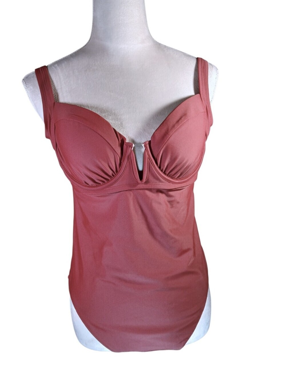 NWT Rust Red High-Leg Underwire